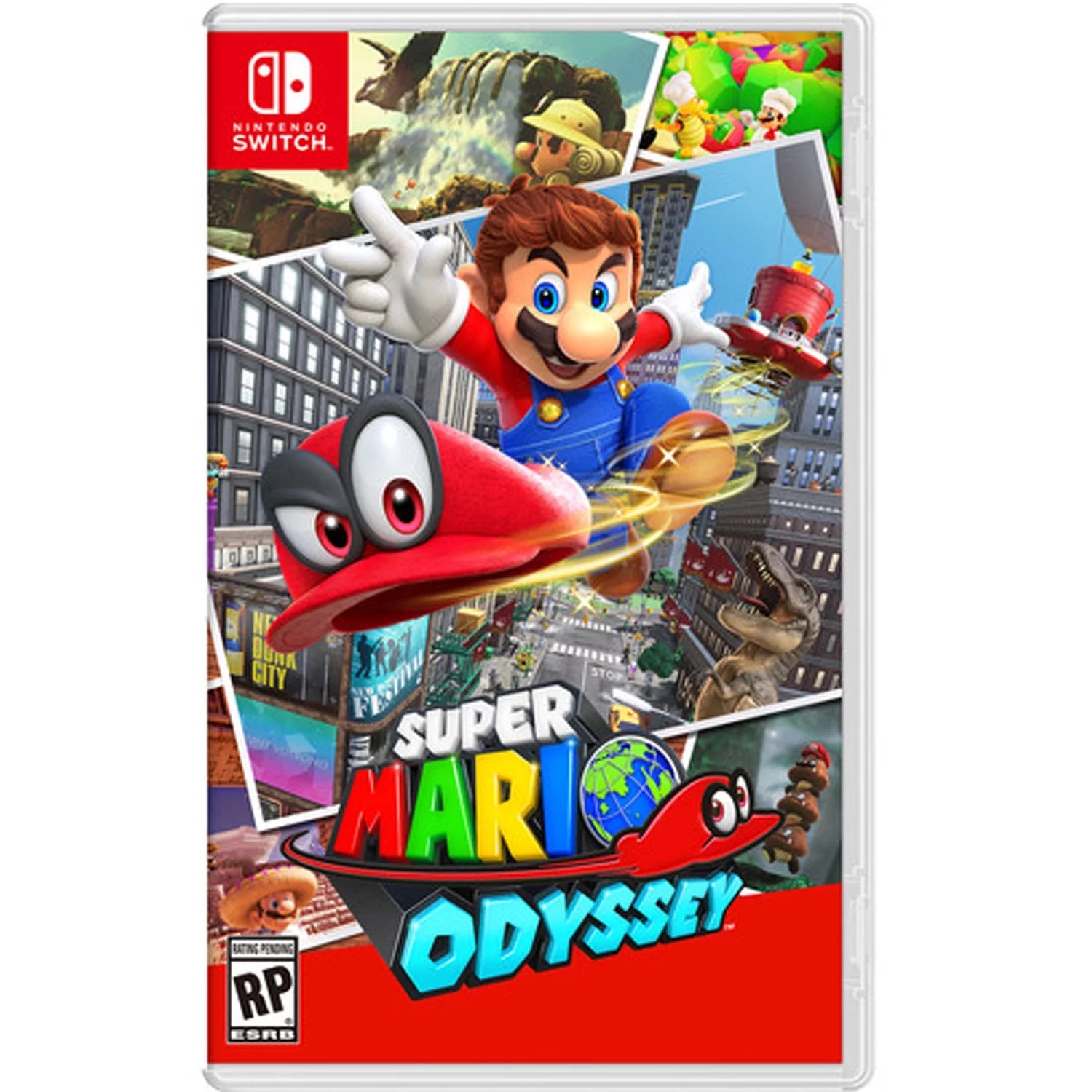 Blue Gaming Console Bundle with Super Mario Odyssey J697