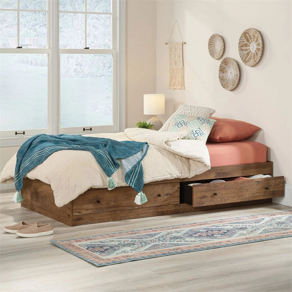 Vintage Oak Engineered Wood Bed P862054
