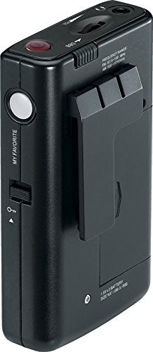 Black FM-Stereo AM Digital Tuning Pocket Radio J924