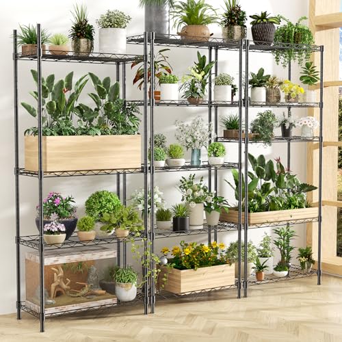 5-Tier Adjustable Metal Wire Shelving Unit Y545