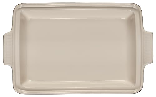 Stoneware Covered Rectangular Casserole, 4 qt. (12" x 9"), Rhone K38381