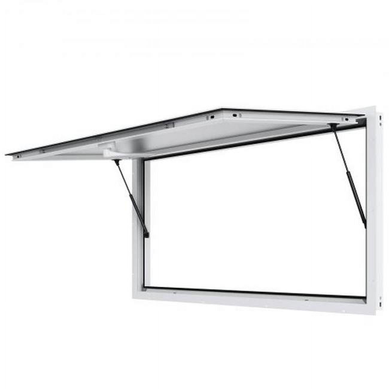 74 x 40 in. Aluminum Alloy Food Truck Service Concession Window with Awning Door & Drag Hook T691
