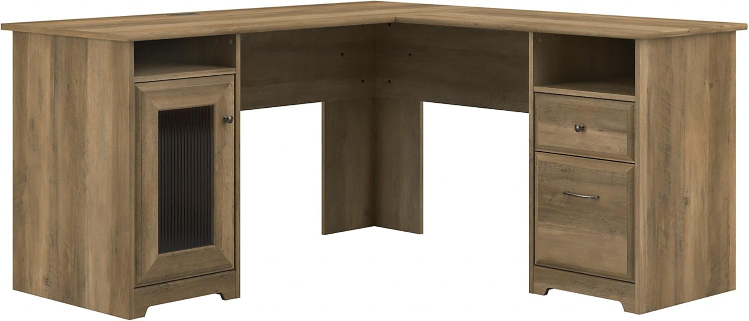Modern Walnut L Shape Desk R640923