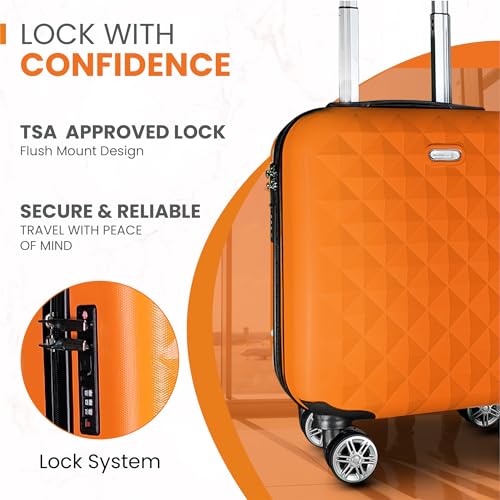 Hard Shell Carry-On Suitcase with TSA Lock M421500