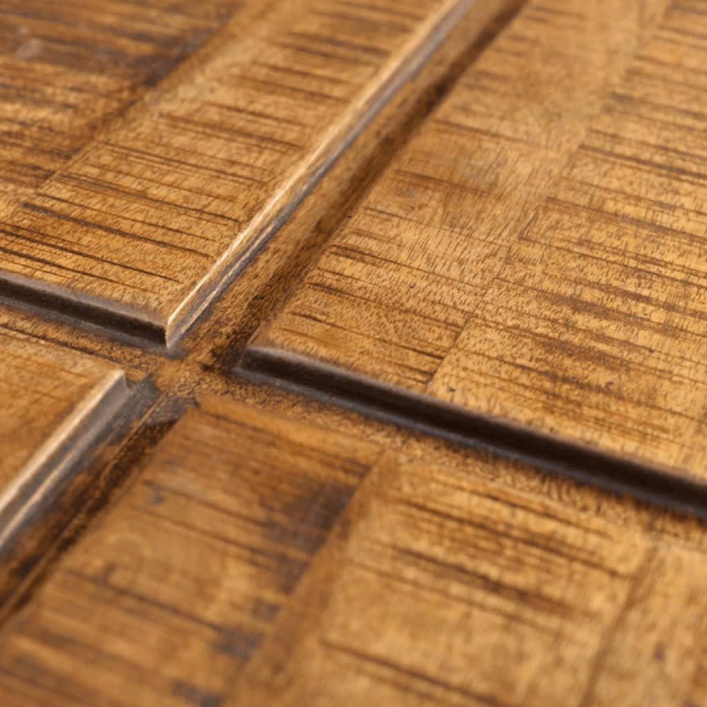 Brown Square Solid Mango Wood Coffee Table I860