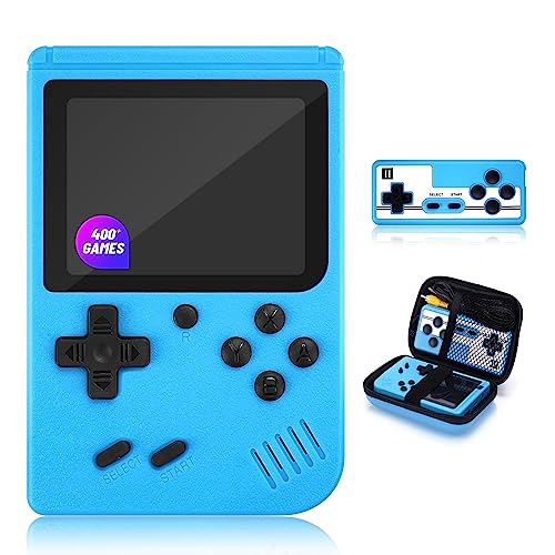 Handheld Retro Video Game Console with 3.0 Inch Screen (Blue-800 Games) R8294