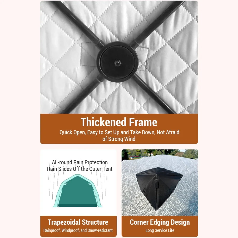 Insulated Ice Fishing Tent for 5 8 People F277424