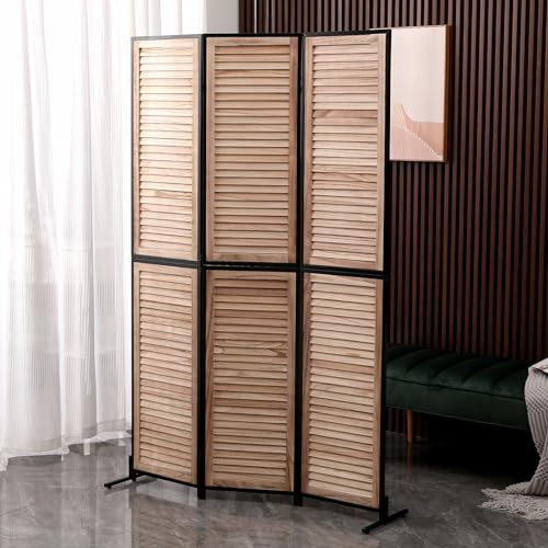 5.9 FT Wooden Room Divider G8876