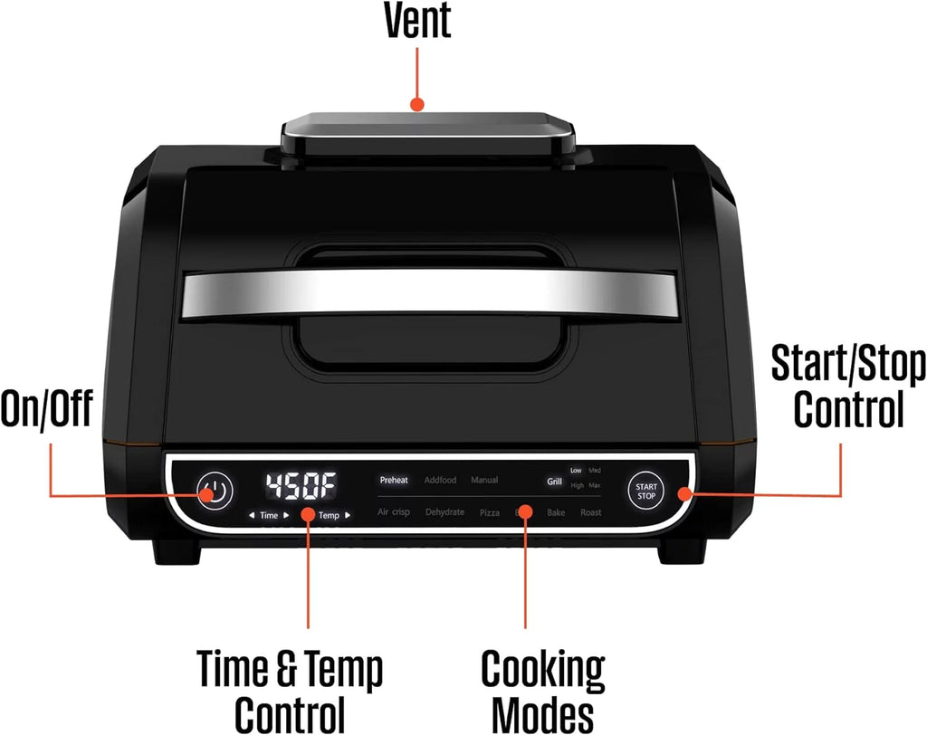 7 in 1 Air Grill - Black I6418