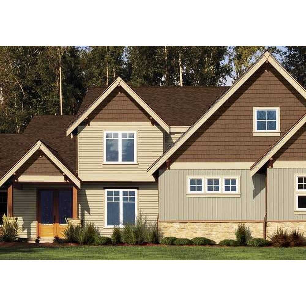 Double 7in. Straight Edge Shingles Siding S949