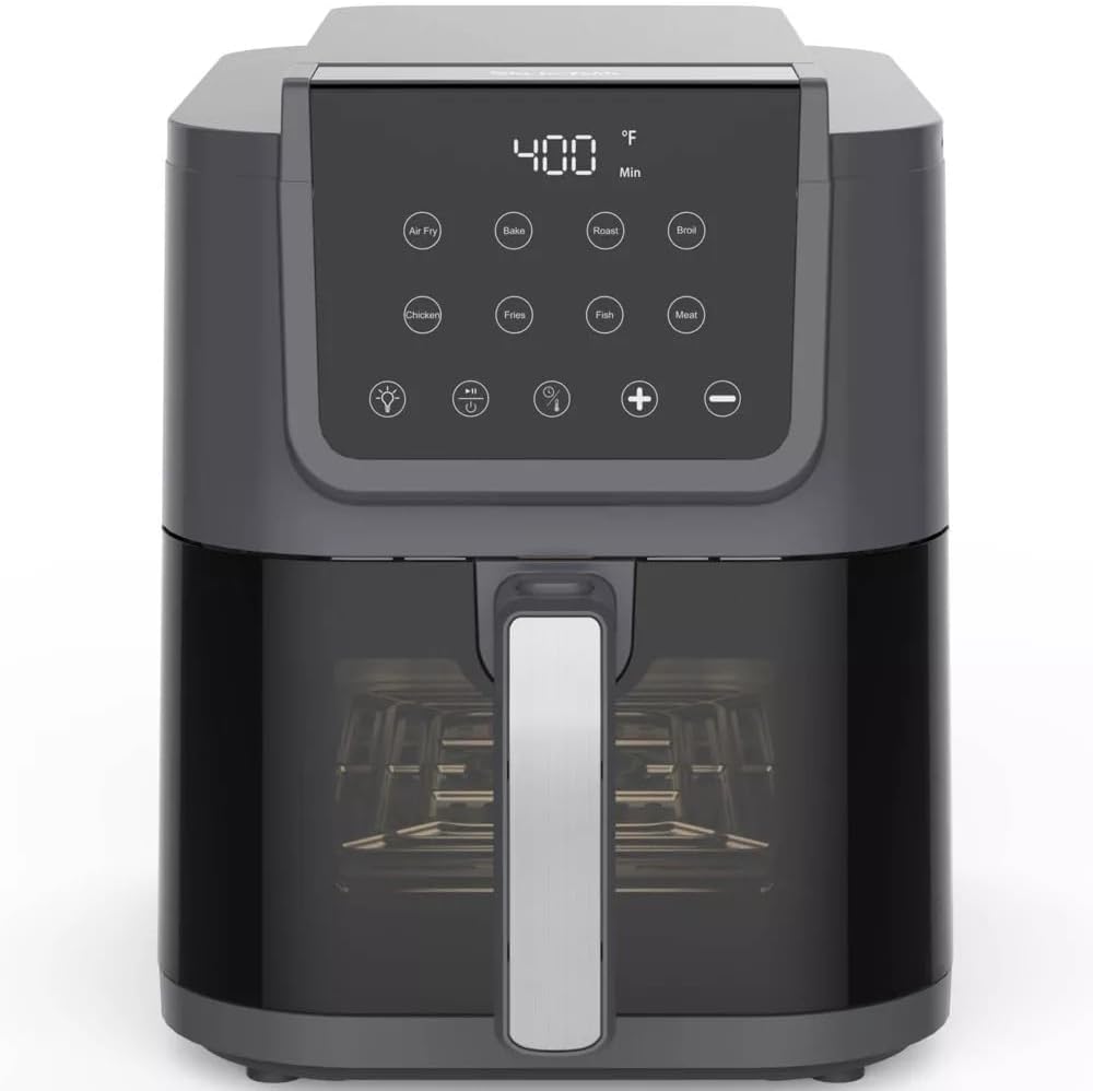 4-in-1 5qt Compact Air Fryer with Digital Touchscreen E235020