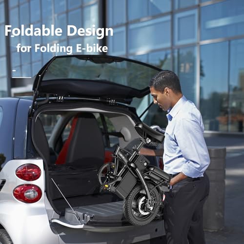 14" Mini Folding Electric Bike with 48V12AH Removable Battery A12484