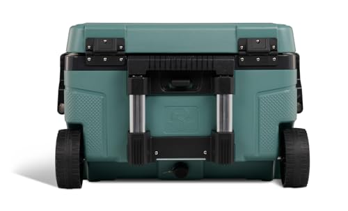 52Qt Wheeled Cooler Insulated Hard Shell Ice Chest T7159