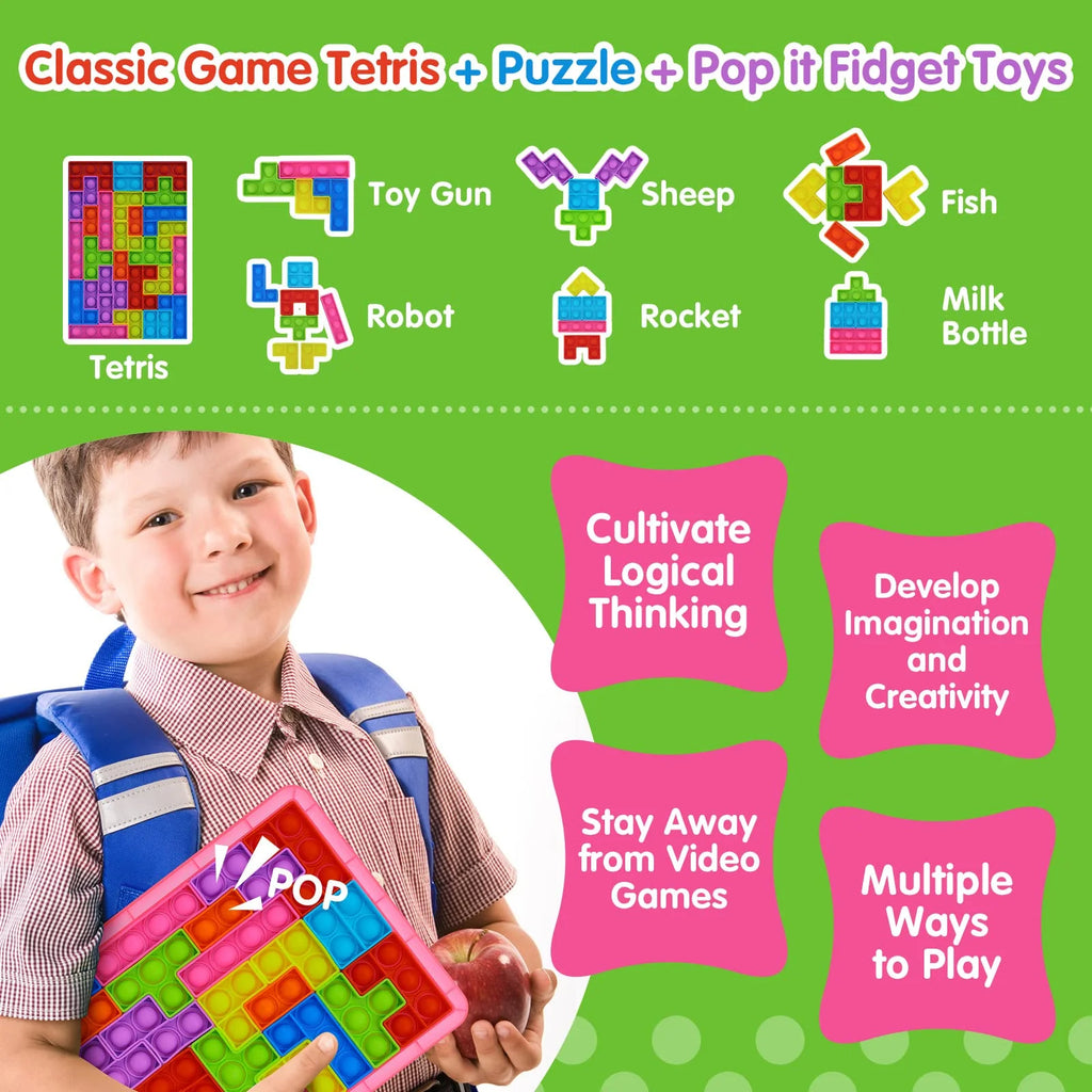 Fidget Toy Set Jigsaw Puzzle for Kids Age 3-8 U866603