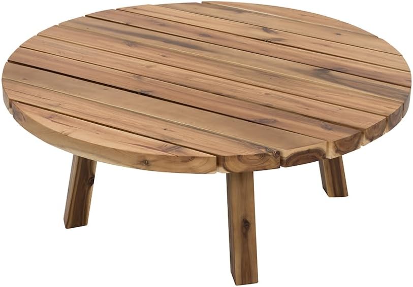 Durable Solid Acacia Wood Coffee Table A557
