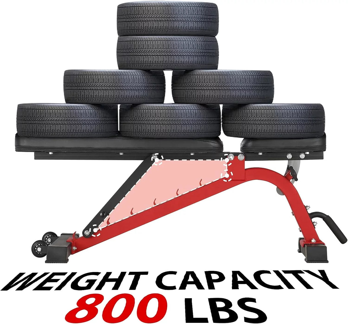 2000lbs Squat Rack with Weight Bench Combo S7138