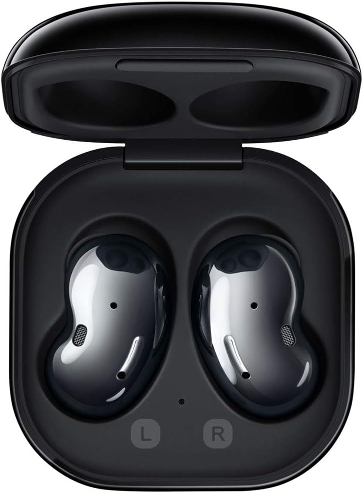 Galaxy Buds Live Active Noise Cancelling TWS Open Type Wireless Bluetooth 5.0 Earbuds, 12mm Drivers, Mystic Black P905425