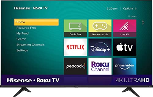 43-Inch 4K UHD Smart TV, Black Z174328