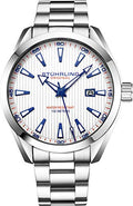 Analog Dial Date Calfskin Leather Band Dress Watch O39209