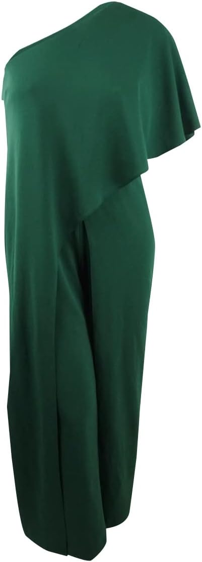 Petite Draped One-Shoulder Jumpsuit B6902