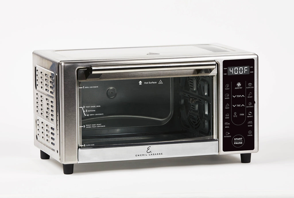 Stainless Steel Toaster Oven AirFryer, 1500 Watts V6419