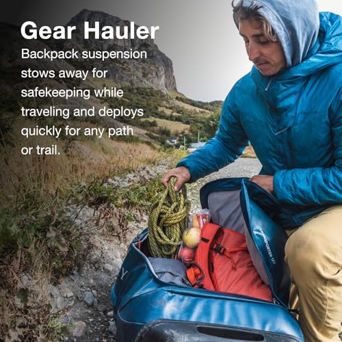 Black 120L Wheeled Travel Duffel Bag V1689