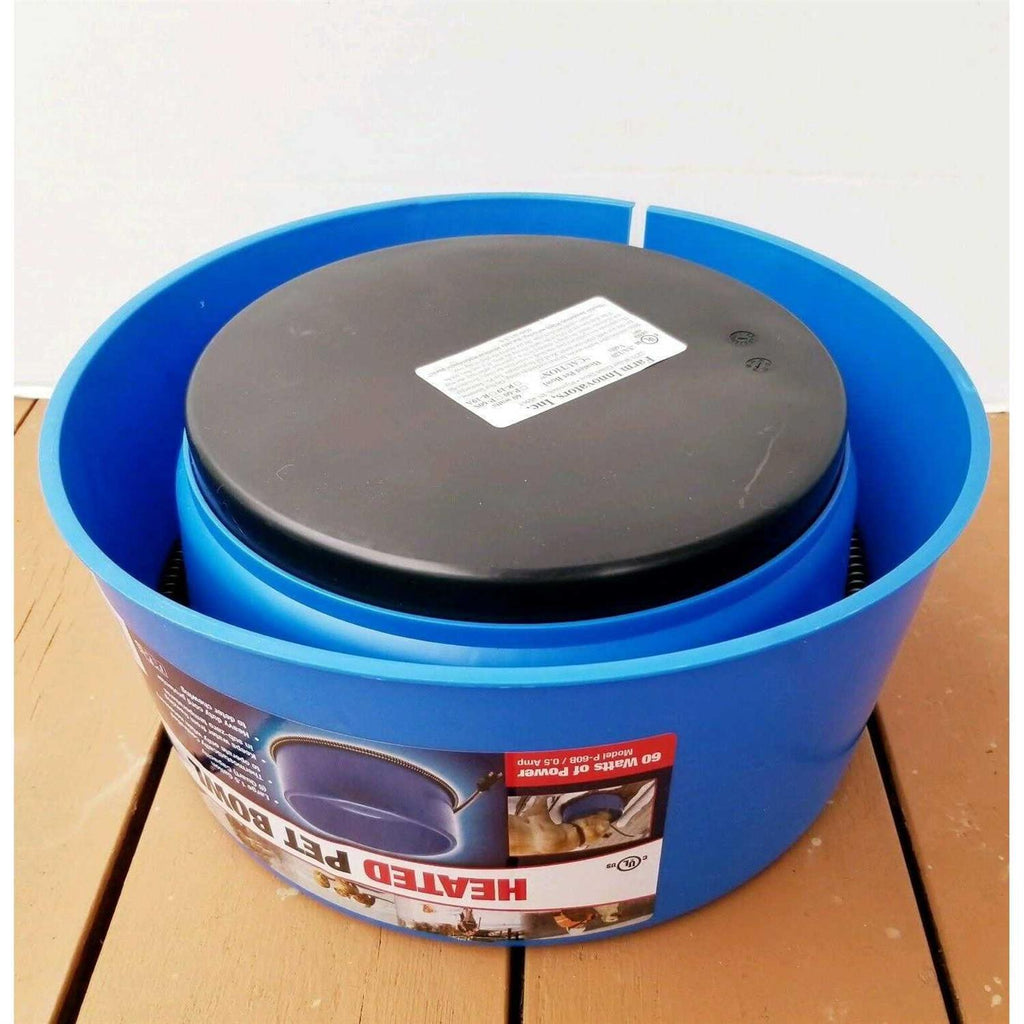 6 Qt. Round Heated Plastic Pet Bowl H225