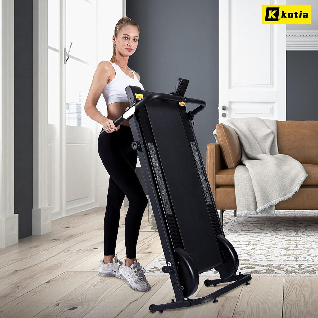 Manual Treadmill Non Electric with 10° Incline Small Foldable A91321
