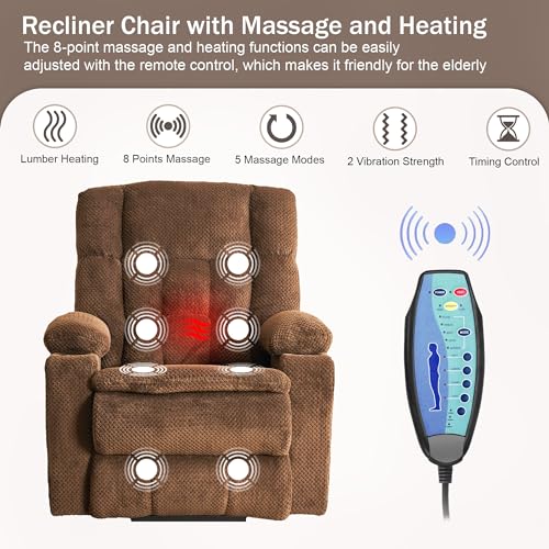 Power Lift Recliner Chair with Massage and Heating X775