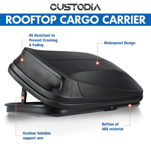 Gray 13 Cubic Feet Rooftop Cargo Box I68267