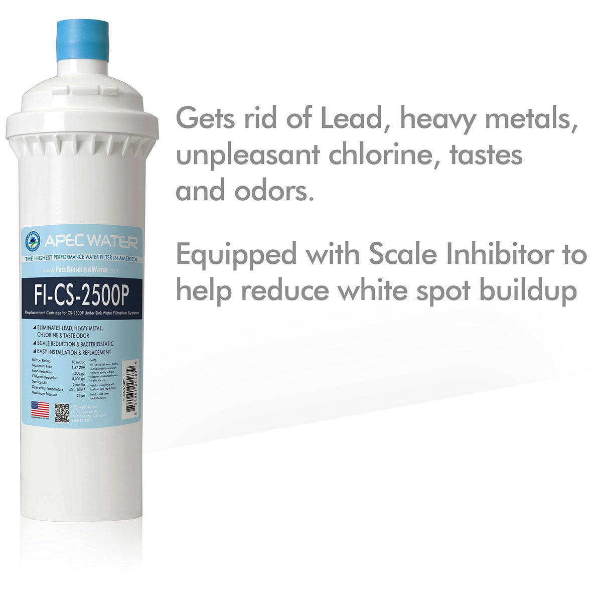 High Capacity Under-Sink Water Filter System I95566