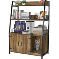 Large Hidden Cat Litter Box Enclosure Furniture with Shelf Wood T893