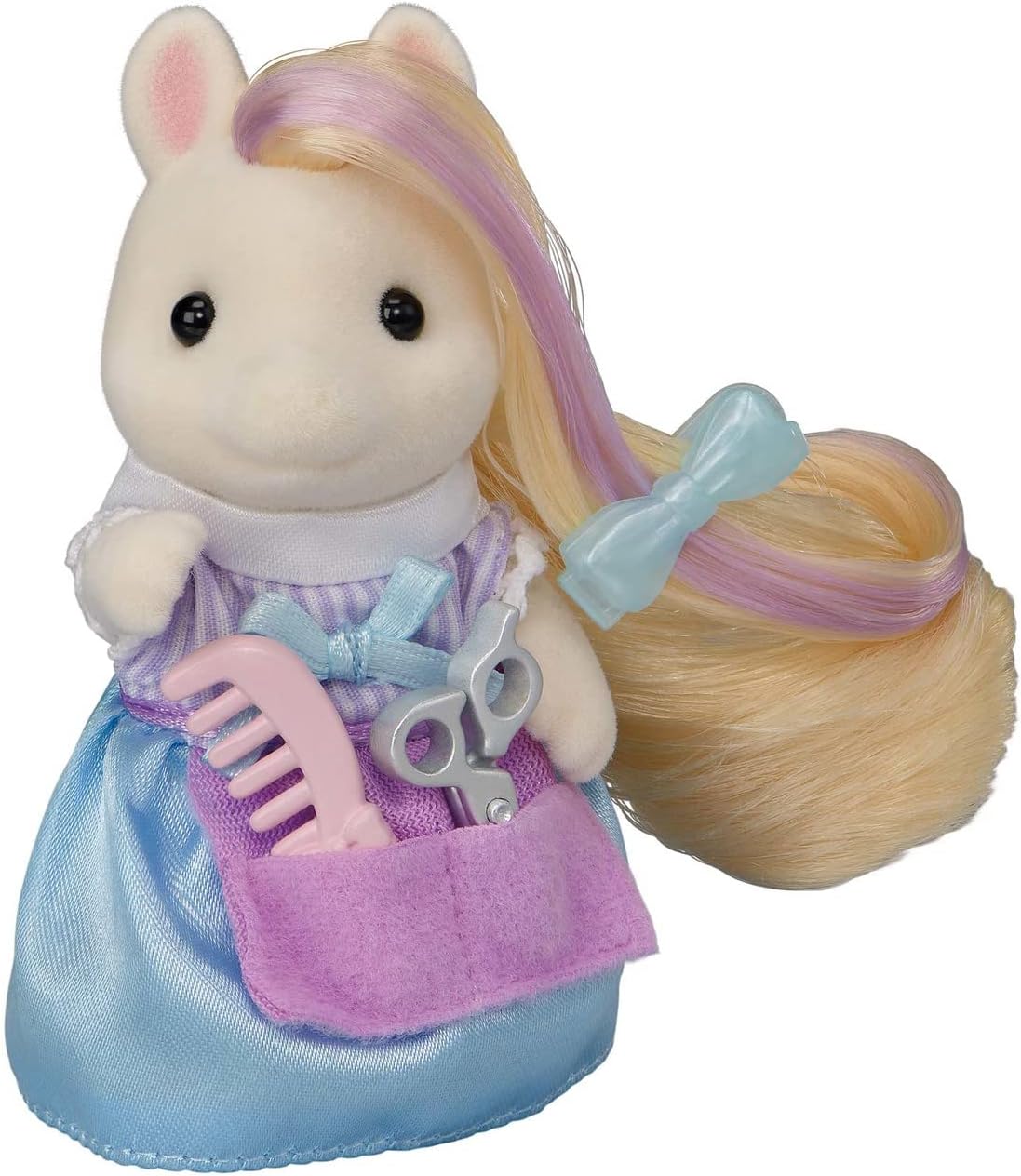 Pony's Hair Stylist Set Dollhouse Playset with Figure and Accessories Z643