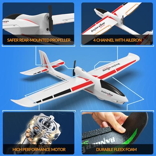 Black 4CH Remote Control Glider Airplane A340