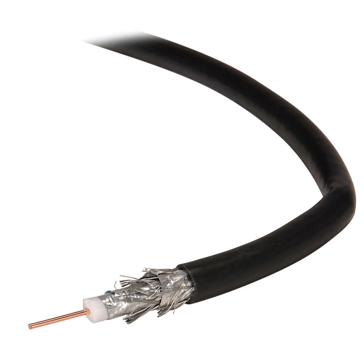 RG-6/U Quad Shield Coaxial Cable 18 AWG 75 Ohm 1000 ft. G20274