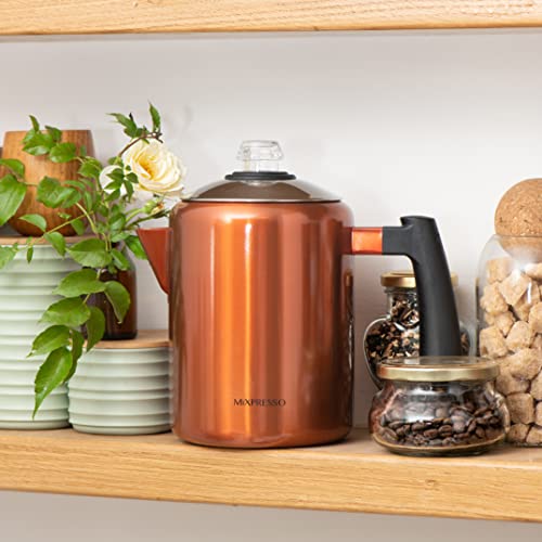 52 oz 12 Cup Stainless Steel Coffee Percolator H94822