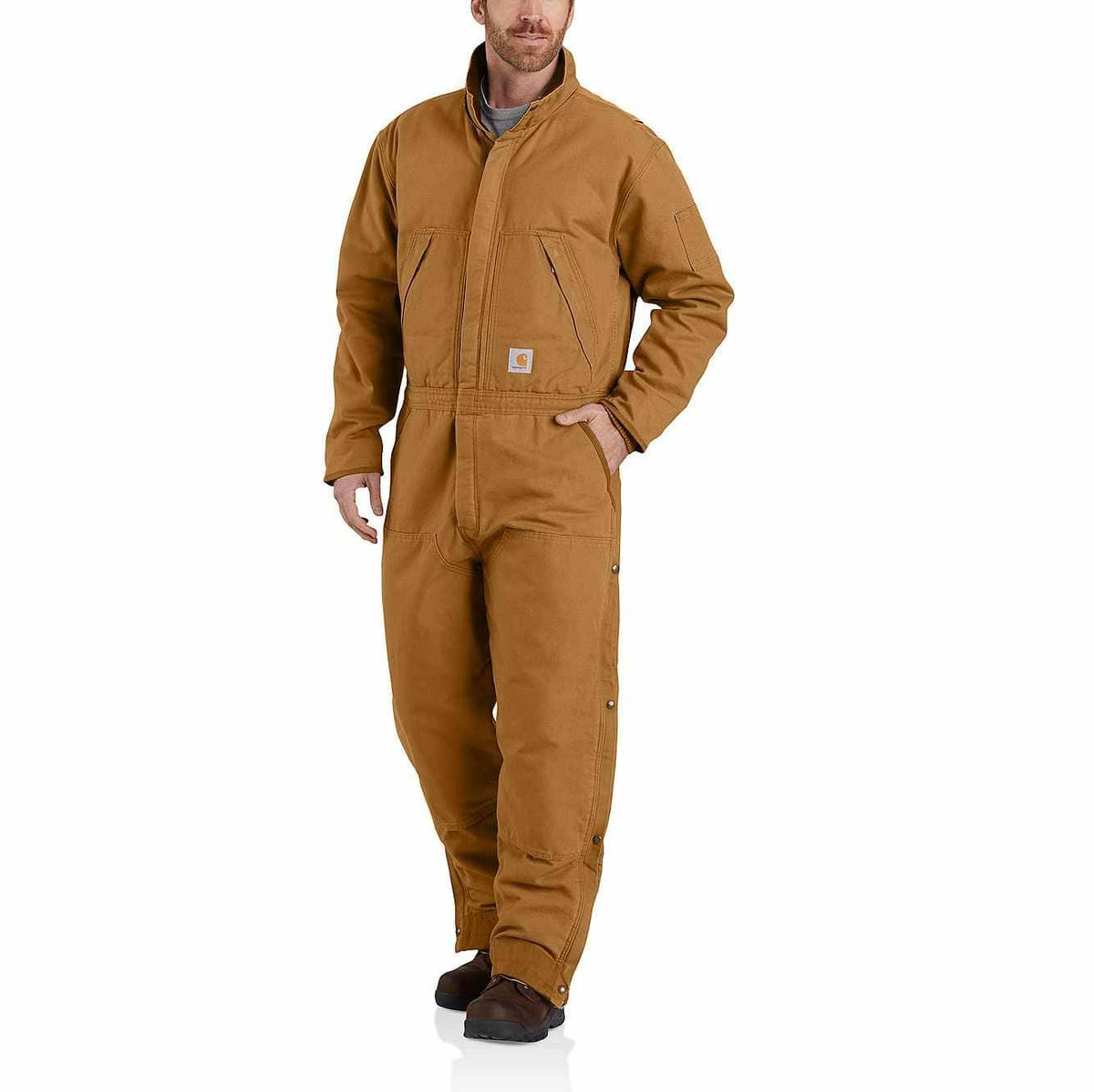 Brown Insulated Coverall Q237301