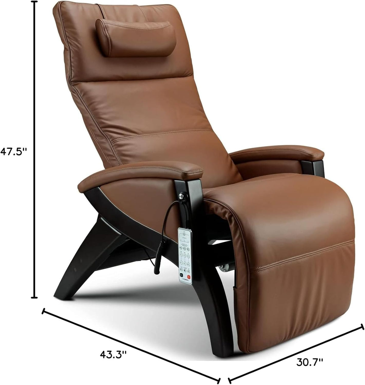 Tan Leather Zero Gravity Recliner Z41712