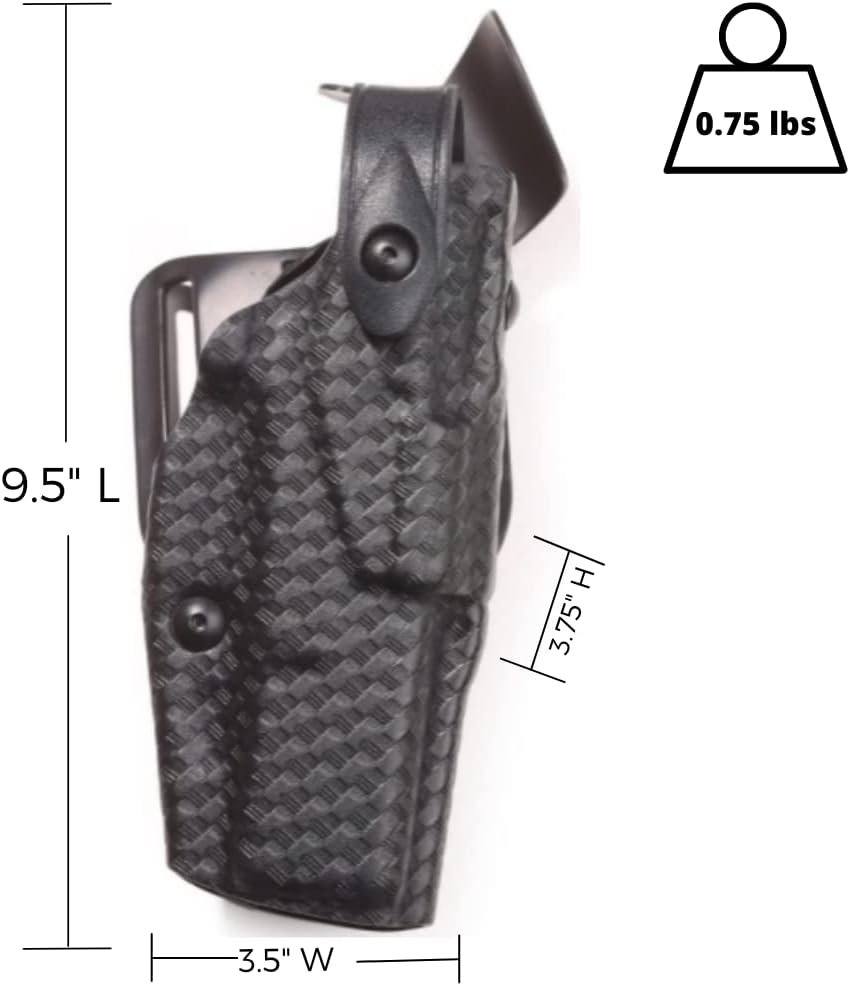 Black STX Basket Weave Duty Holster G66099