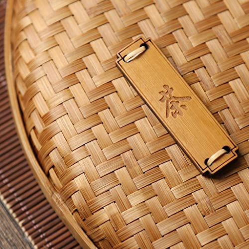8 Inch Round Rattan Storage Basket with Lid R139