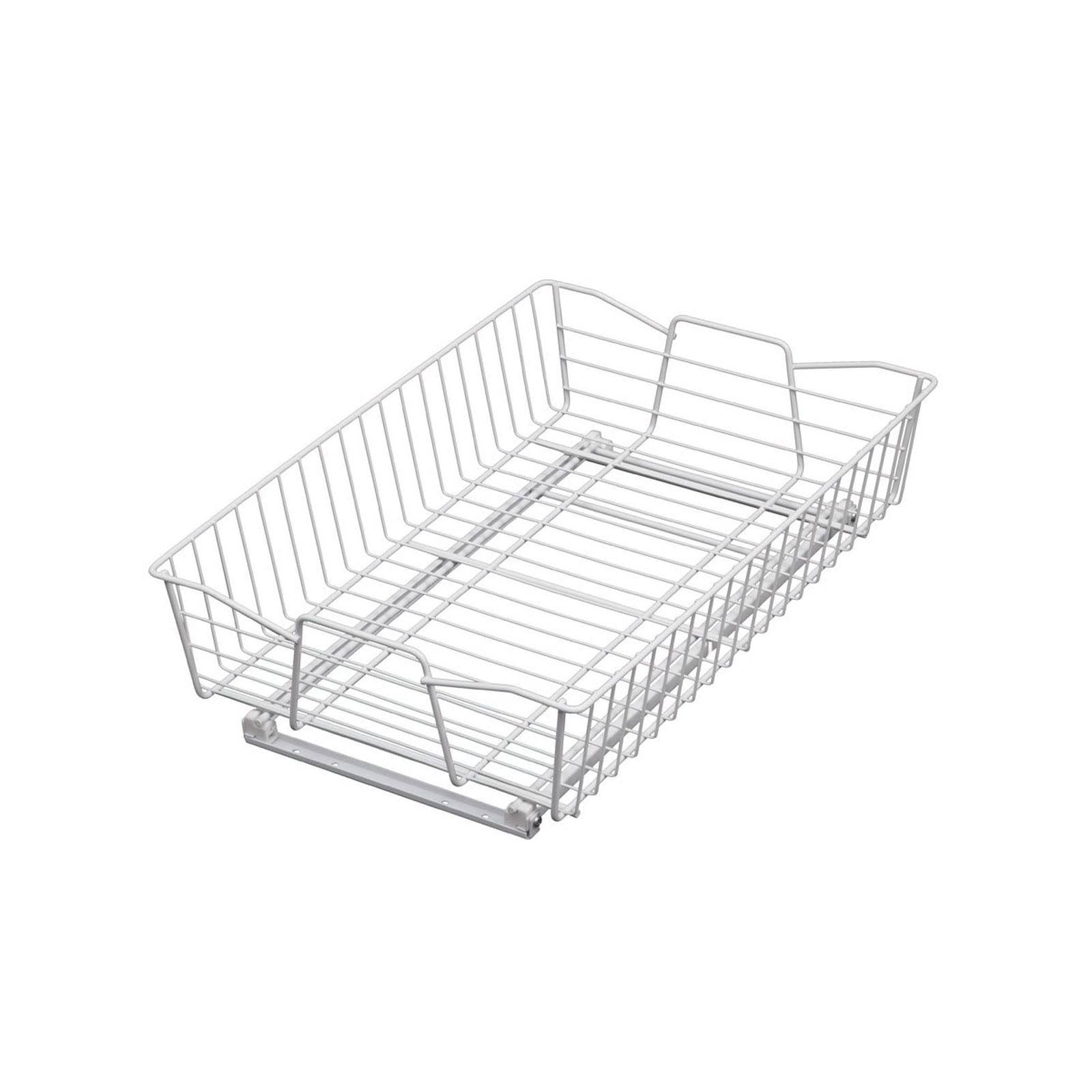 White 14-inch Wide Cabinet Organizer O230261