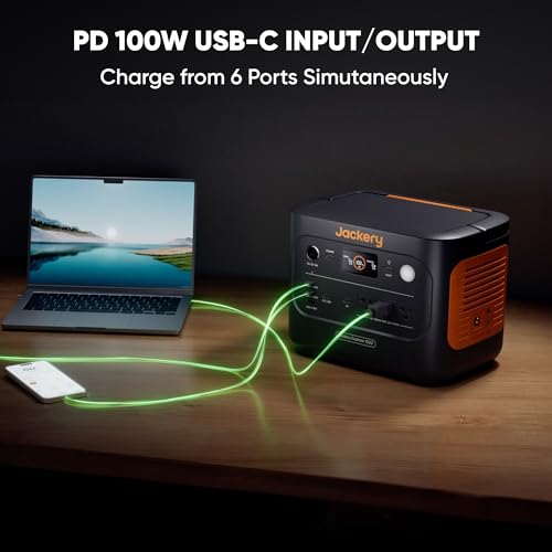1070Wh Portable Power Station with 200W Solar Panel LiFePO4 Battery N962604
