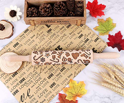 Christmas Wooden Rolling Pins L951543