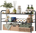 2 Tier Expandable Under Sink Organizer Shelf with 8 Removable Panels U886208
