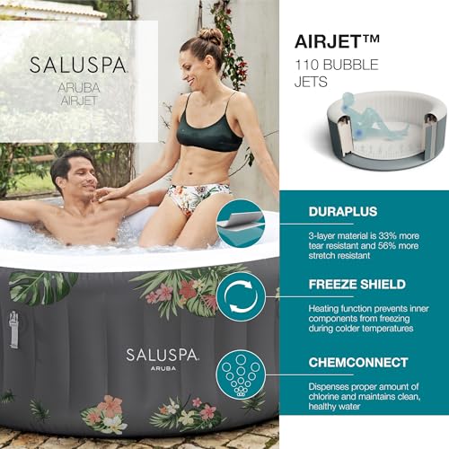 Gray Inflatable Hot Tub R71460