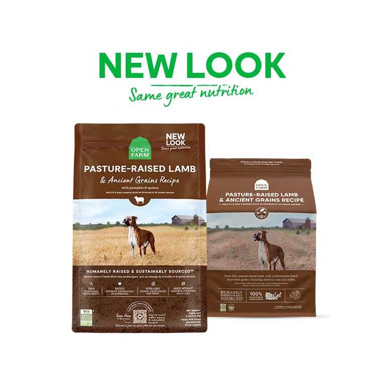 Pasture Raised Lamb Ancient Grains Dry Dog Food M369084