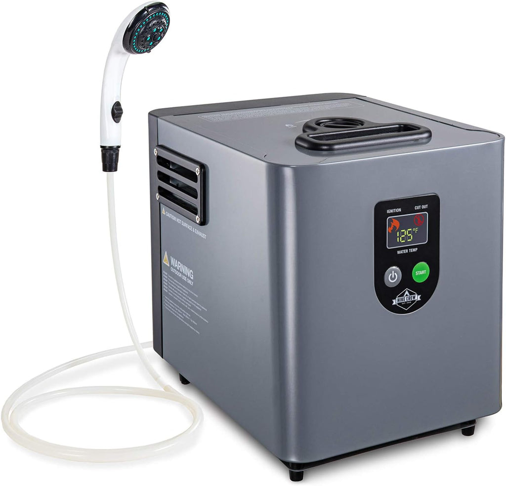 Portable Propane Water Heater & Shower Pump with Carry Case F622882
