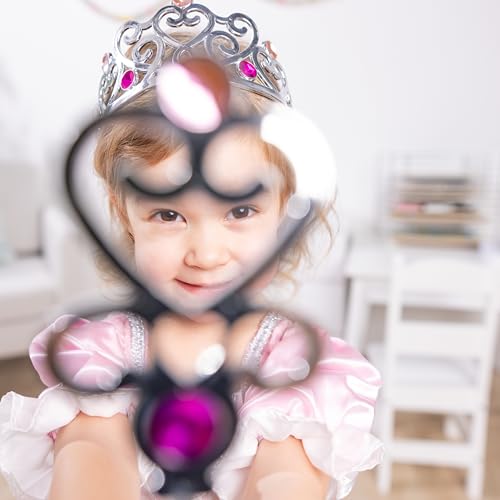 3 pcs Pink Gown Tiara Wand Costume Set D423915