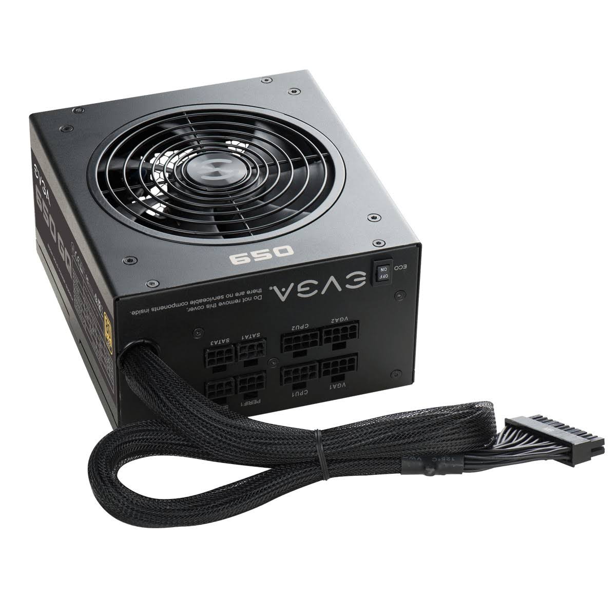 650 W 24-Pin ATX Black Power Supply Unit J394947