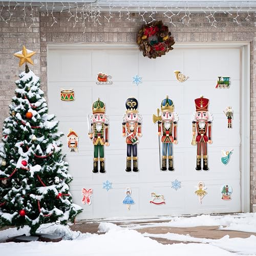 19 Pcs Christmas Garage Door Decoration Magnet O72728